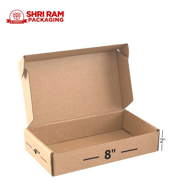 Shri Ram Packaging 3 Ply Brown Flap Box 8x4x2 Inch Pack of 500  | Shipping & Packaging Box
