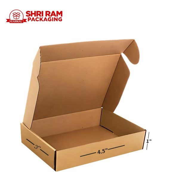 Shri Ram Packaging 3 Ply Brown Flap Box 4.5x3x1 Inch | Shipping & Packaging Box