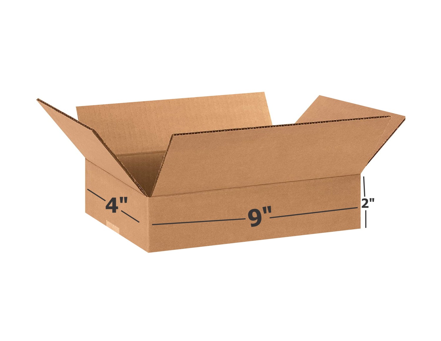 Shri Ram Packaging 3 Ply Brown Box Corrugated Box Length 9 inches Width 4 inches Height 2 inches Pack of 1000 Packaging Material E commerce best Courier Boxes