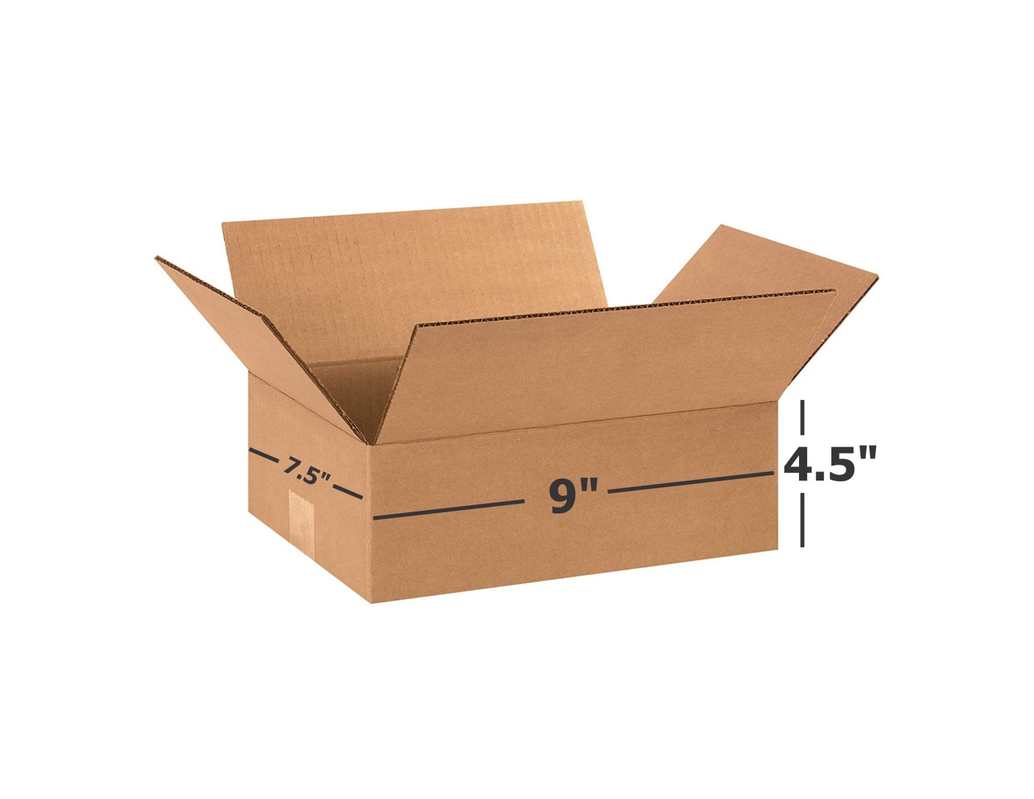 3 Ply Brown Box Corrugated Box Length 9 inches Width 7.5 inches Height 4.5 inches Pack of 1000 Packaging Material E commerce best Courier Packaging Material E commerce best Courier Boxes