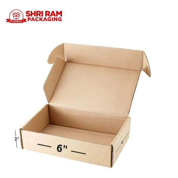 Shri Ram Packaging 3 Ply Brown Flap Box 6x4x2 Inch | Shipping & Packaging Box