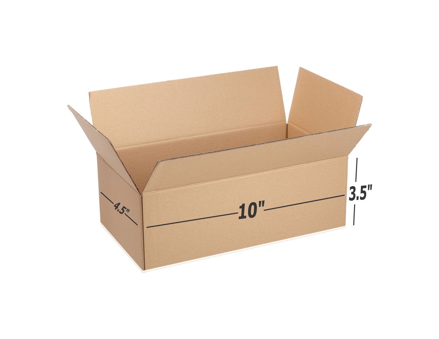 Shri Ram Packaging 3 Ply Brown Corrugated Box Length 10 inches Width 4.5 inches Height 3.5 inches Pack of 1000 Packaging Material E commerce best Courier Boxes