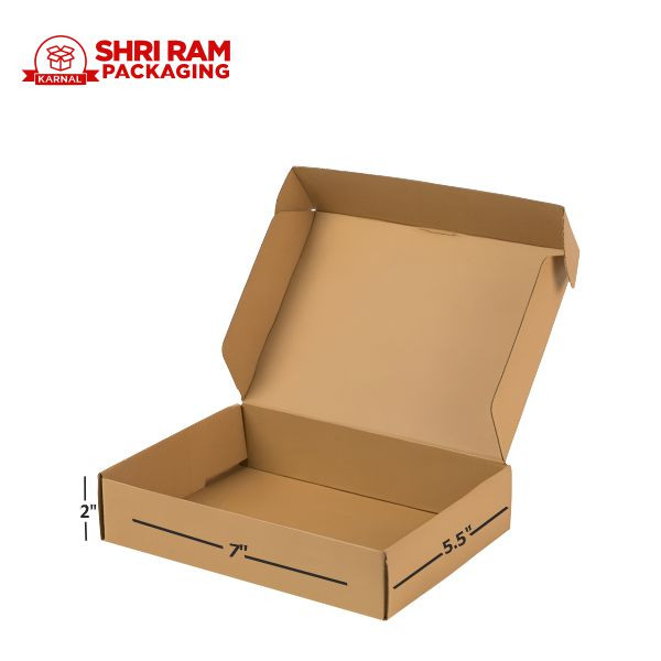 Shri Ram Packaging 3 Ply Brown Flap Box 7x5.5x2 Inch | Shipping & Packaging Box