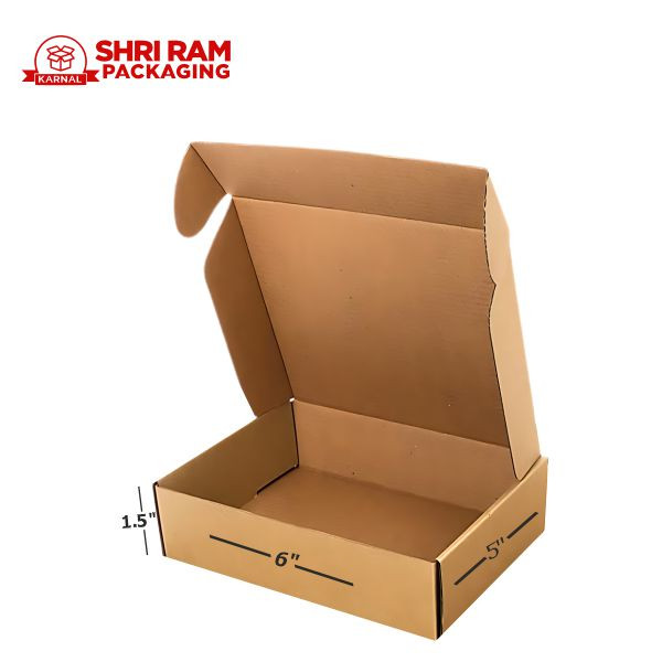 Shri Ram Packaging 3 Ply Brown Flap Box 6x5x1.5 Inch | Shipping & Packaging Box