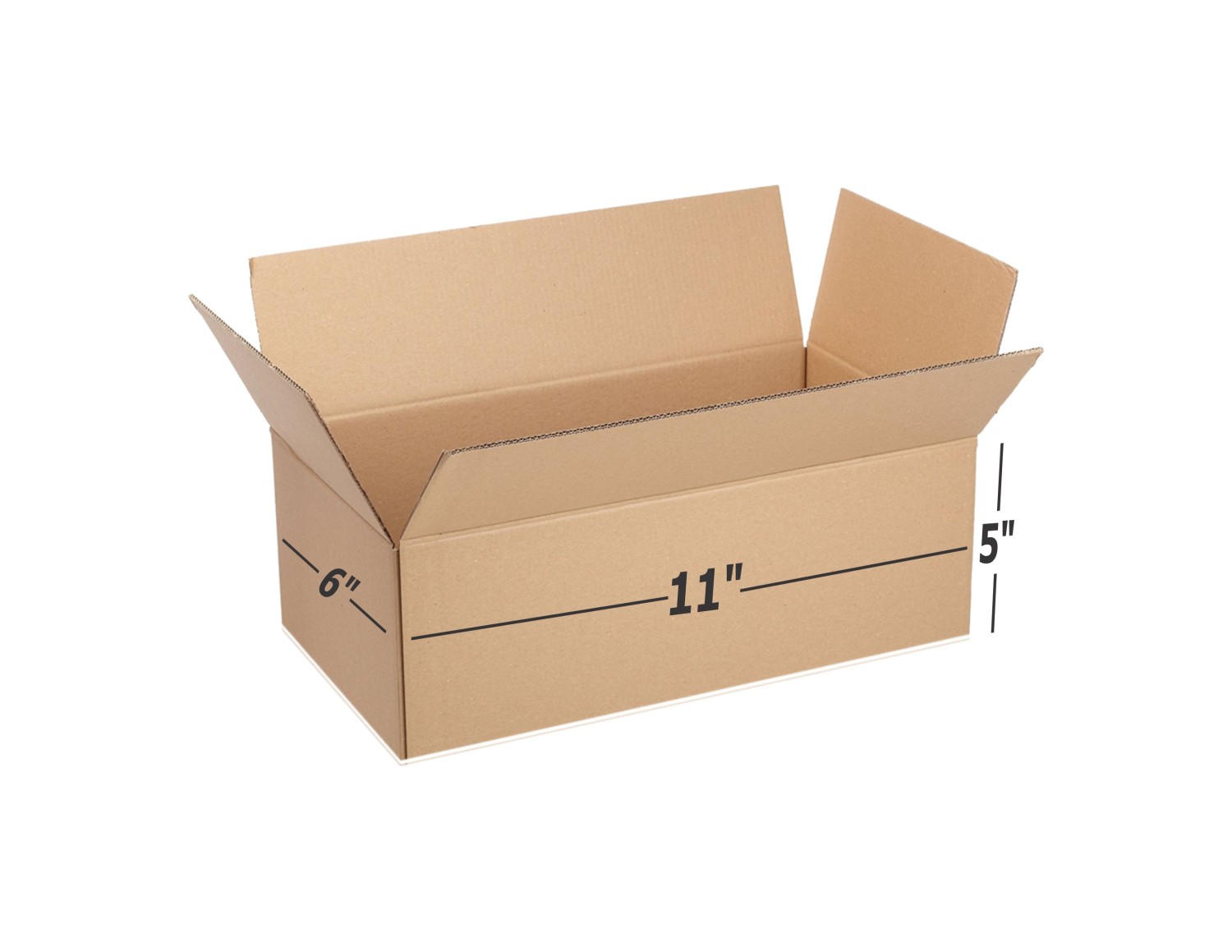 Shri Ram Packaging 3 Ply Brown Corrugated Box Length 11 inches Width 6 inches Height 5 inches Pack of 500 Packaging Material E commerce best Courier Boxes