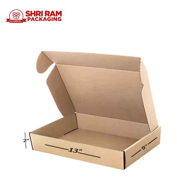 Shri Ram Packaging 3 Ply Brown Flap Box 13x9x2 Inch  Pack of 500 | Shipping & Packaging Box